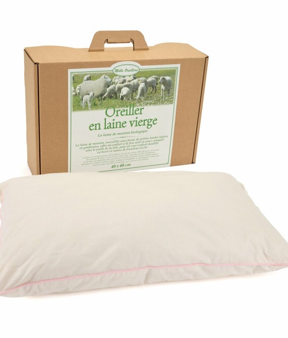 Oreiller en Laine Vierge de...