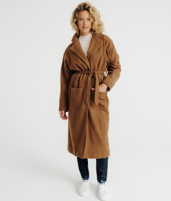 Manteau long Maddison Laine