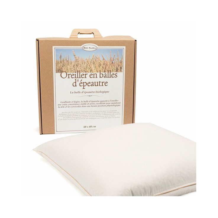 Oreiller Grand Epeautre bio 60 x 60 cm