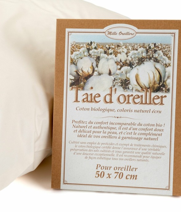 Taie d'Oreiller en coton...