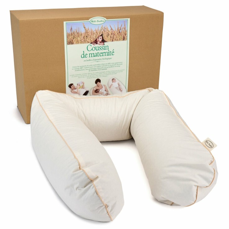 Coussin d'allaitement et maternité en Epeautre bio
