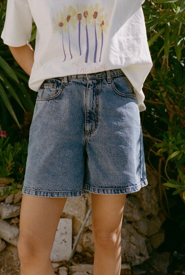 Short en jean Ambre Coton Bio