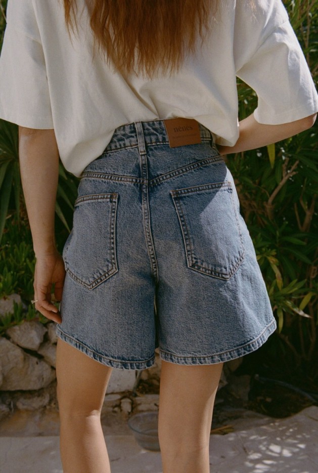 Short en jean Ambre Coton Bio