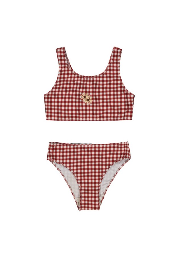 Maillot de bain Mini Me vichy Fibres Recyclées
