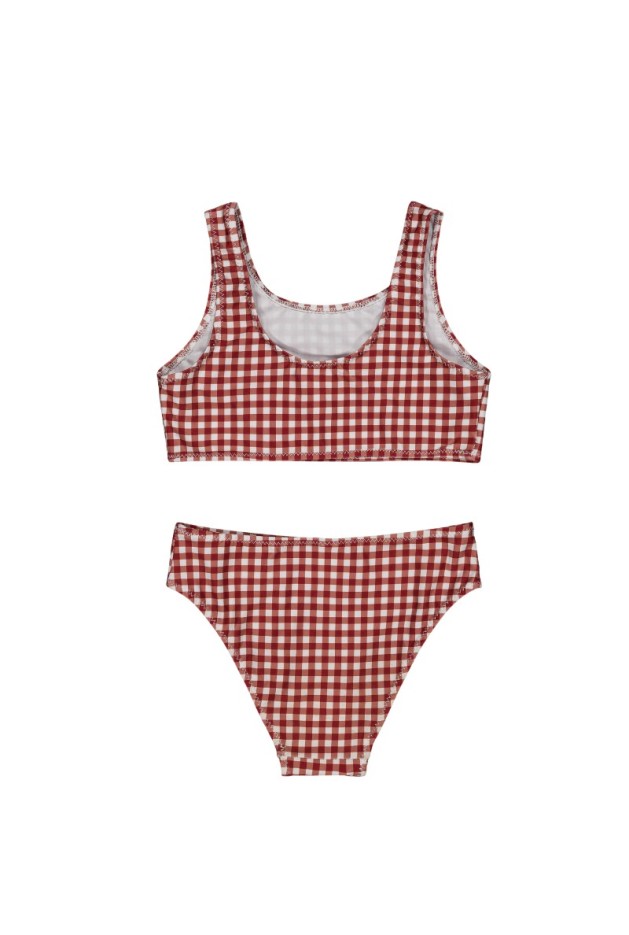 Maillot de bain Mini Me vichy Fibres Recyclées