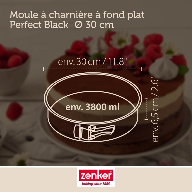 Moule à manqué à charnière 30 cm Zenker PerfectBack+