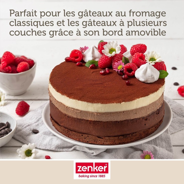 Moule à manqué à charnière 20 cm Zenker PerfectBack+