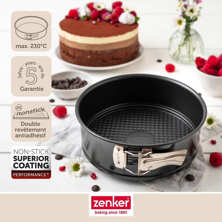 Moule à manqué à charnière 20 cm Zenker PerfectBack+
