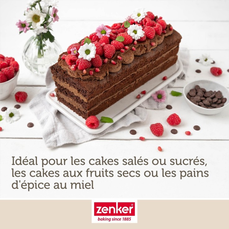 Moule à cake extensible 20 à 35 cm Zenker PerfectBack+