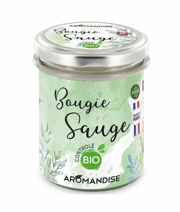 Bougie d'ambiance Sauge Bio...