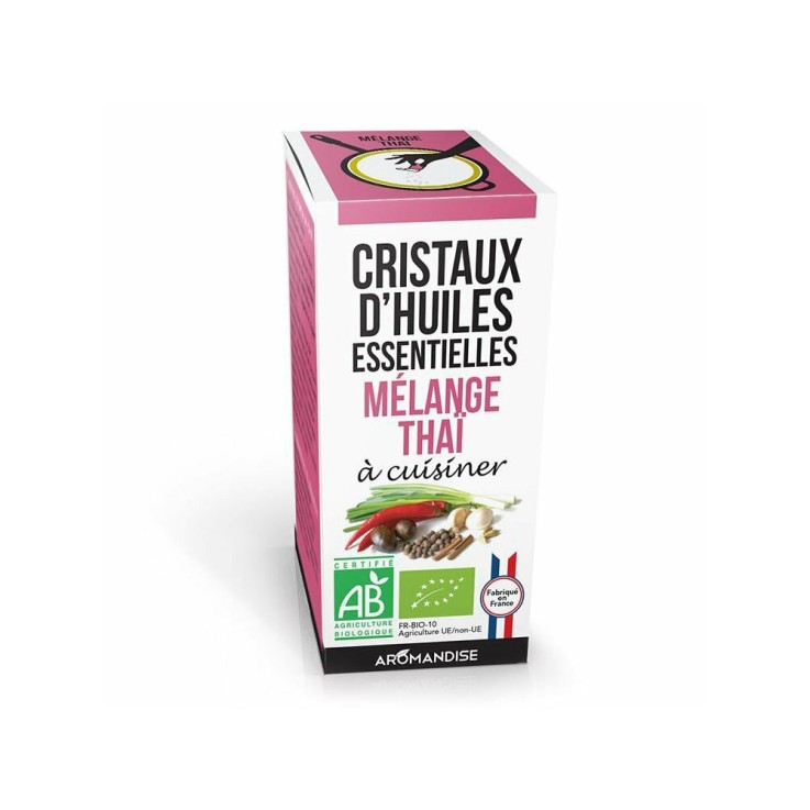 Cristaux d'huiles essentielles Mélange Thaï bio 10g