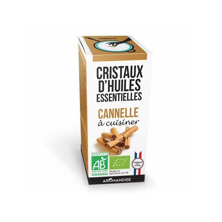 Cristaux d'huiles essentielles Cannelle bio 10g