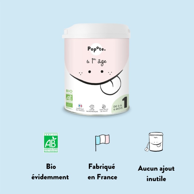 Lait 1er Âge Bio - 800 g