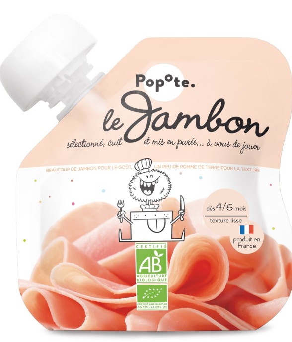 Gourde Repas Bio Jambon - 60 g