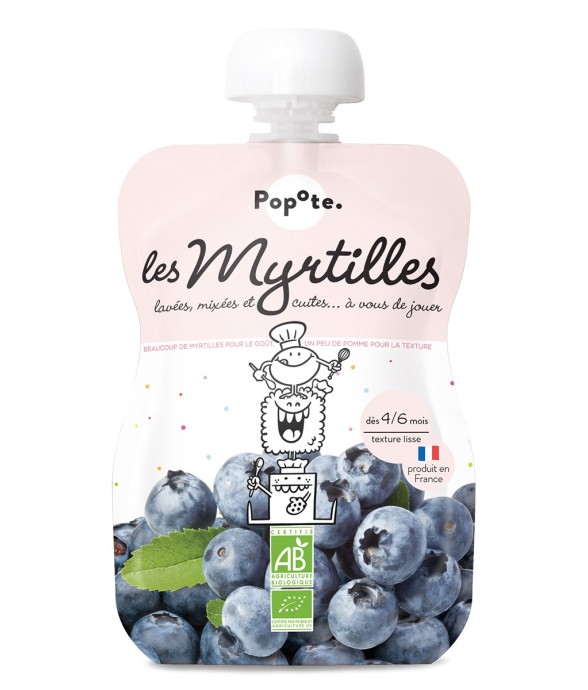 Gourde Repas Bio Myrtilles...