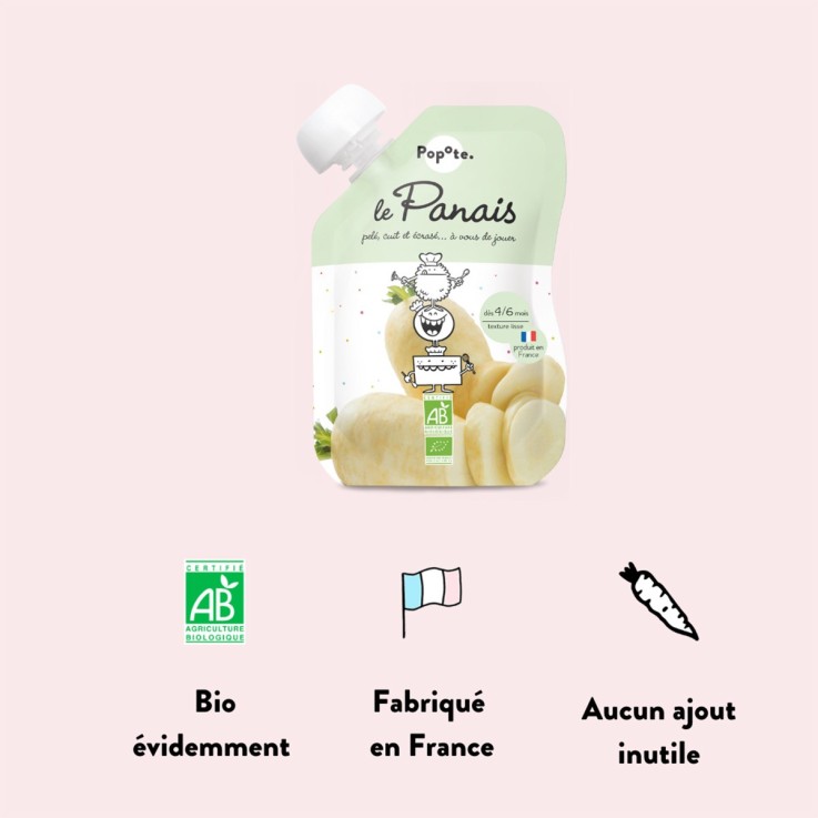 Gourde Repas Bio Panais - 120 g