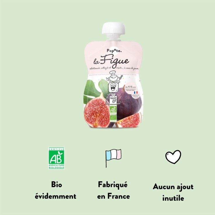 Gourde Repas Bio Figue - 120 g