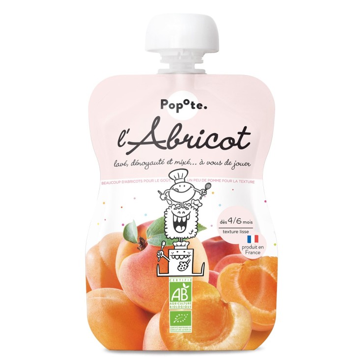 Gourde Repas Bio Abricot - 120 g