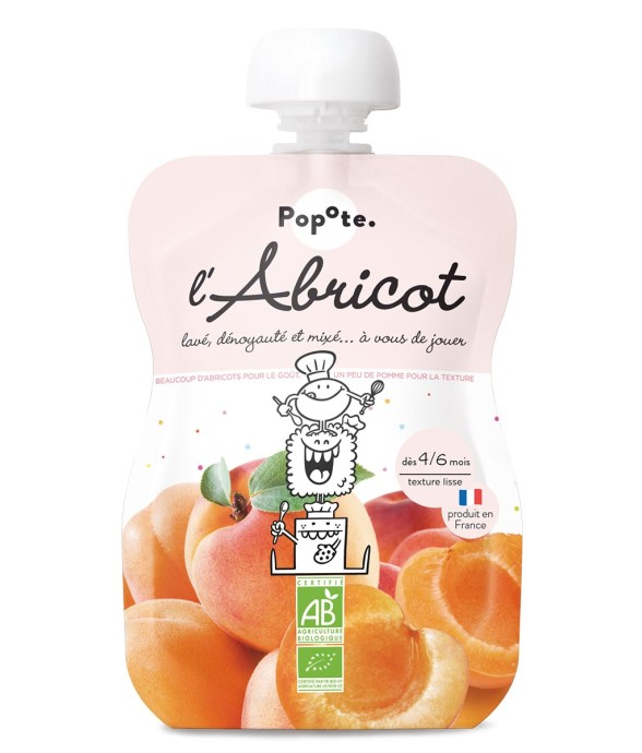 Gourde Repas Bio Abricot -...
