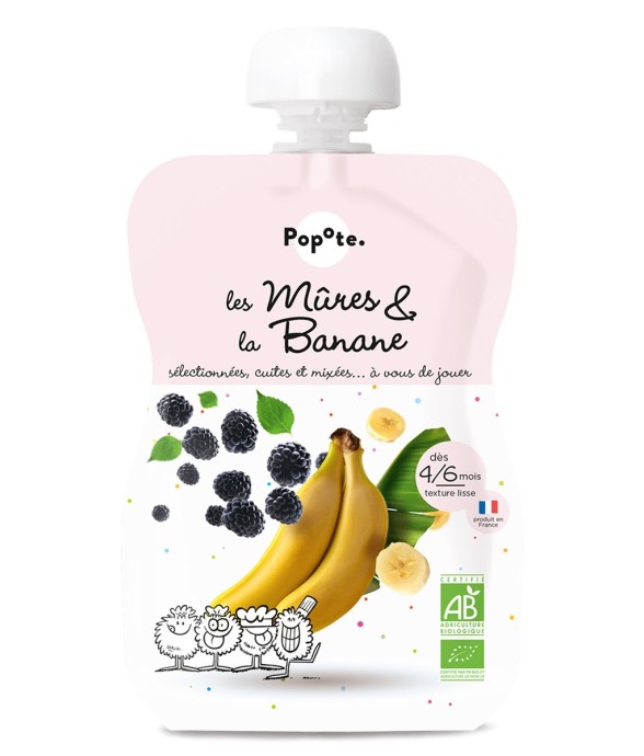 Gourde Repas Bio Mûres et...