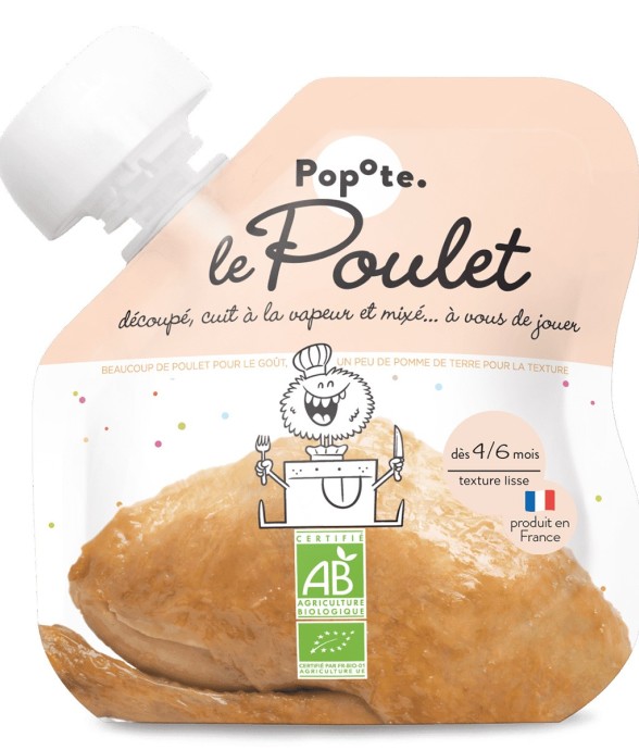 Gourde Repas Bio Poulet - 60 g