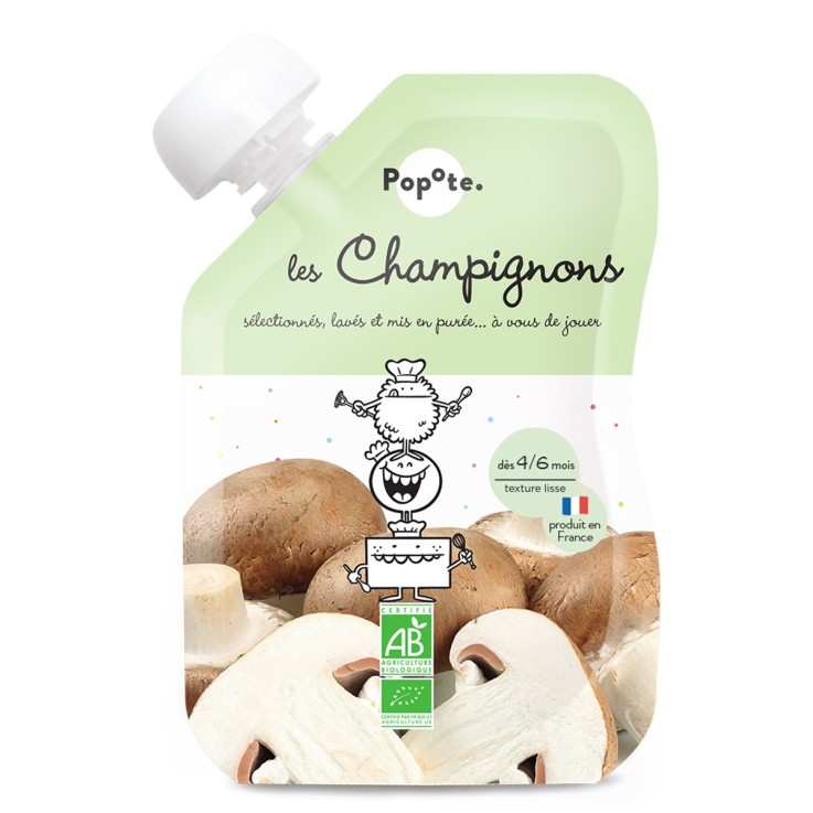 Gourde Repas Bio Champignons - 120 g
