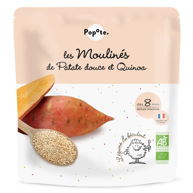 Les Moulinés Patate Douce et Quinoa - 180 g