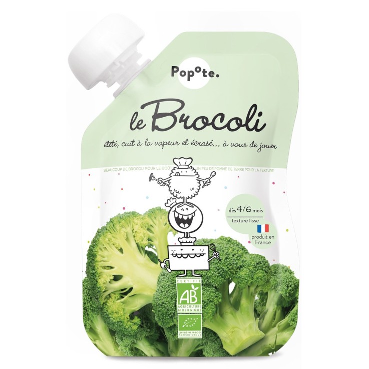 Gourde Repas Bio Brocolis - 120 g