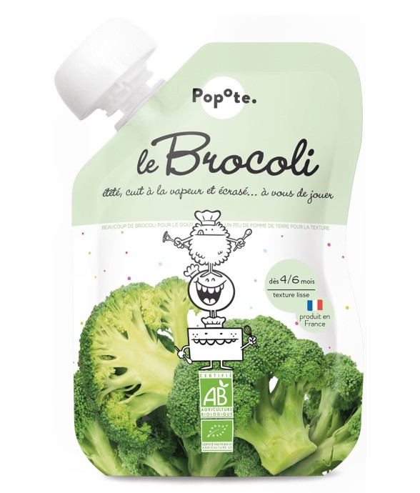Gourde Repas Bio Brocolis -...