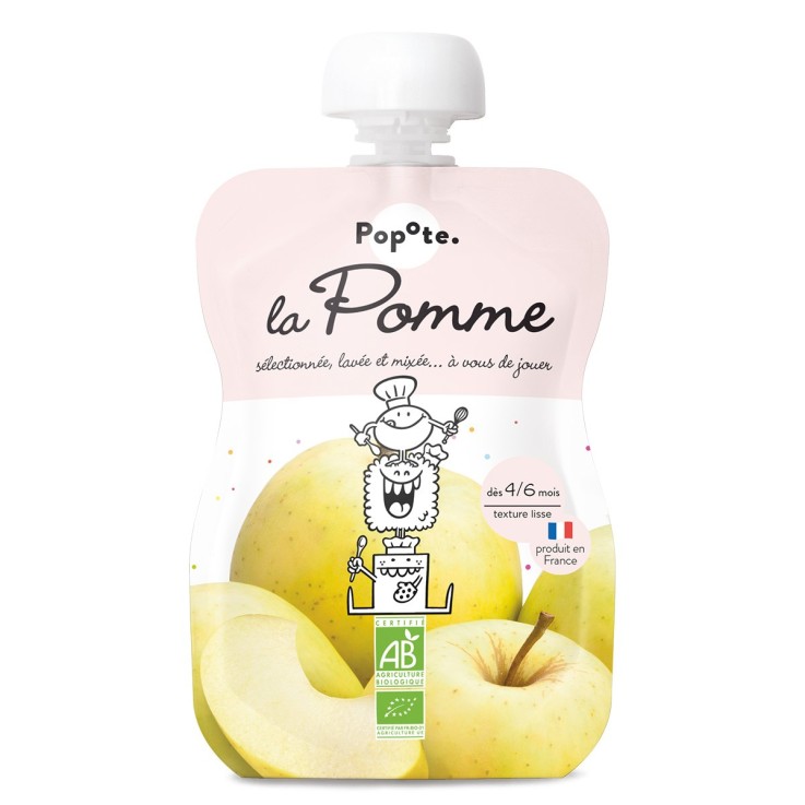 Gourde Repas Bio Pomme - 120 g