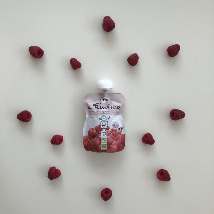 Gourde Repas Bio Framboises - 120 g