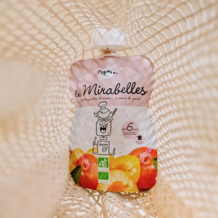 Gourde Repas Bio Mirabelles - 120 g