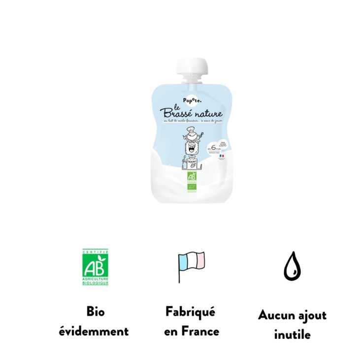 Gourde Repas Bio Brassé Nature - 100 g