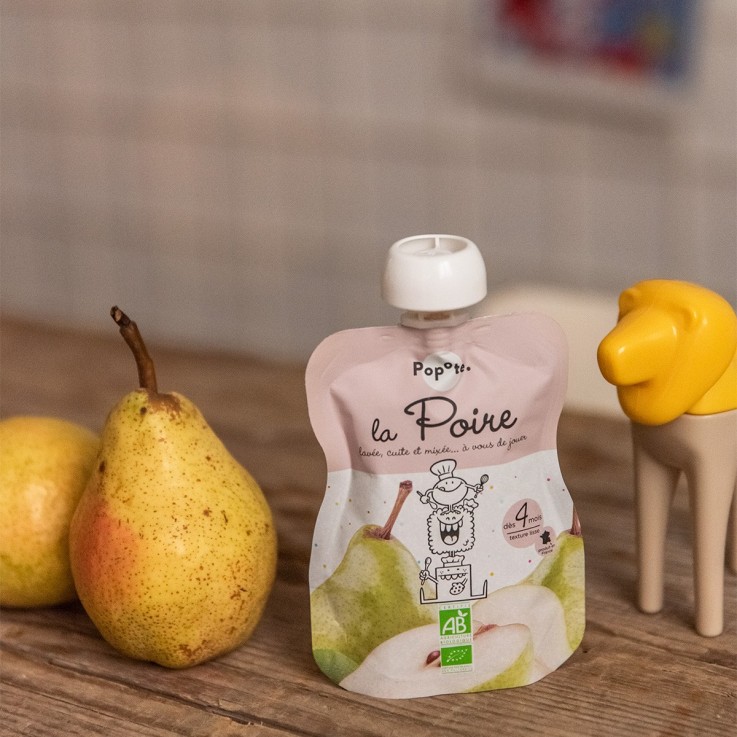 Gourde Repas Bio Poire - 120 g