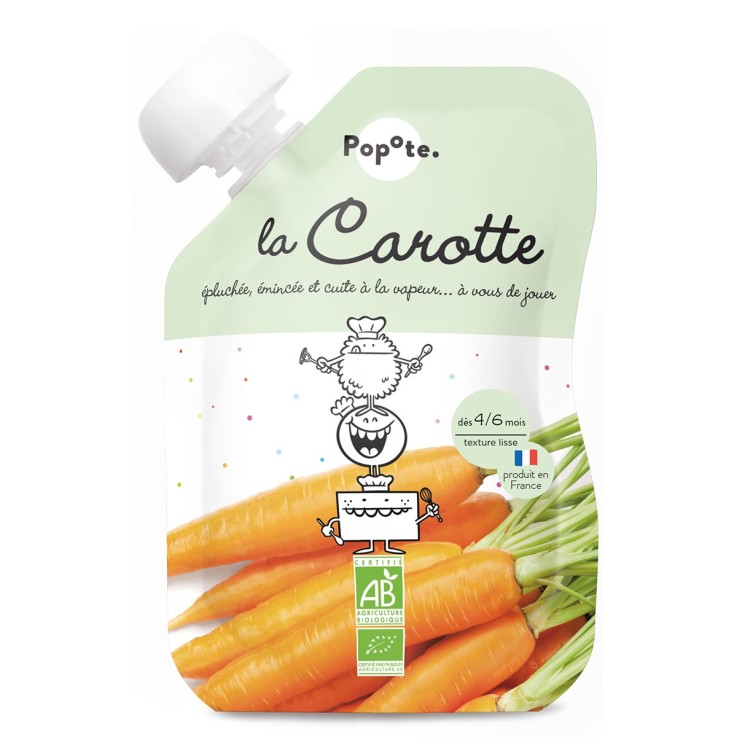 Gourde Repas Bio Carotte - 120 g