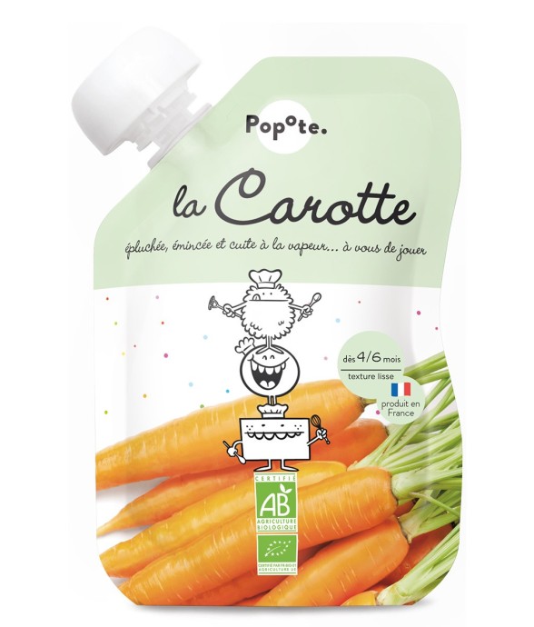 Gourde Repas Bio Carotte -...