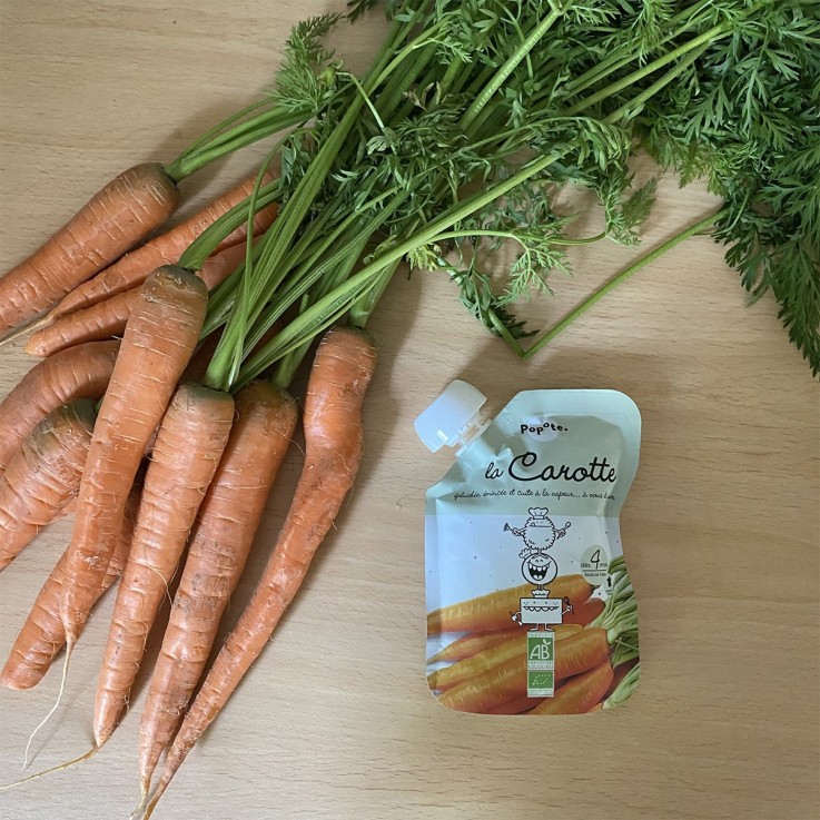 Gourde Repas Bio Carotte - 120 g