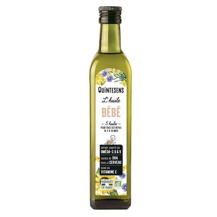 Huile Bébé Bio Quintesens - 25 cl
