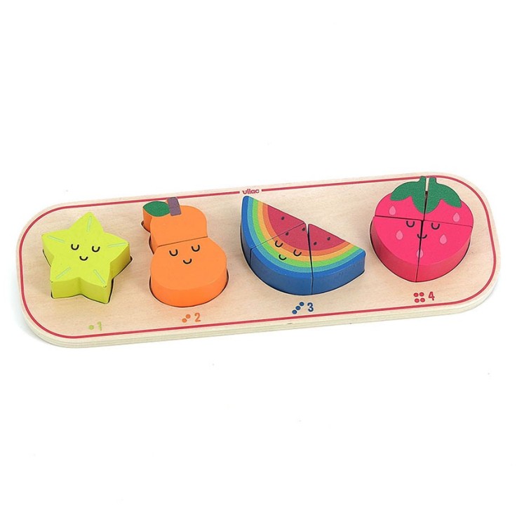 Puzzle 1-2-3-4 Fruits - Andy Westface