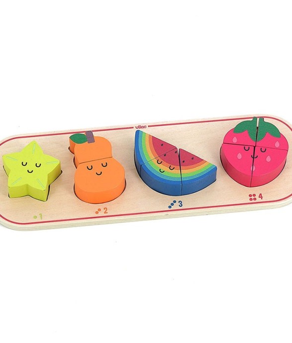 Puzzle 1-2-3-4 Fruits -...