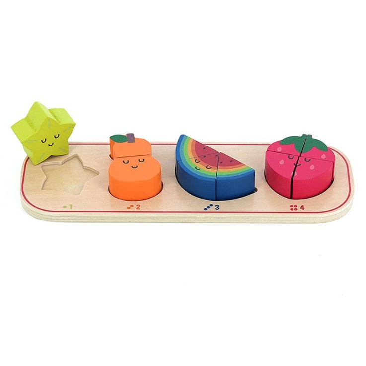 Puzzle 1-2-3-4 Fruits - Andy Westface