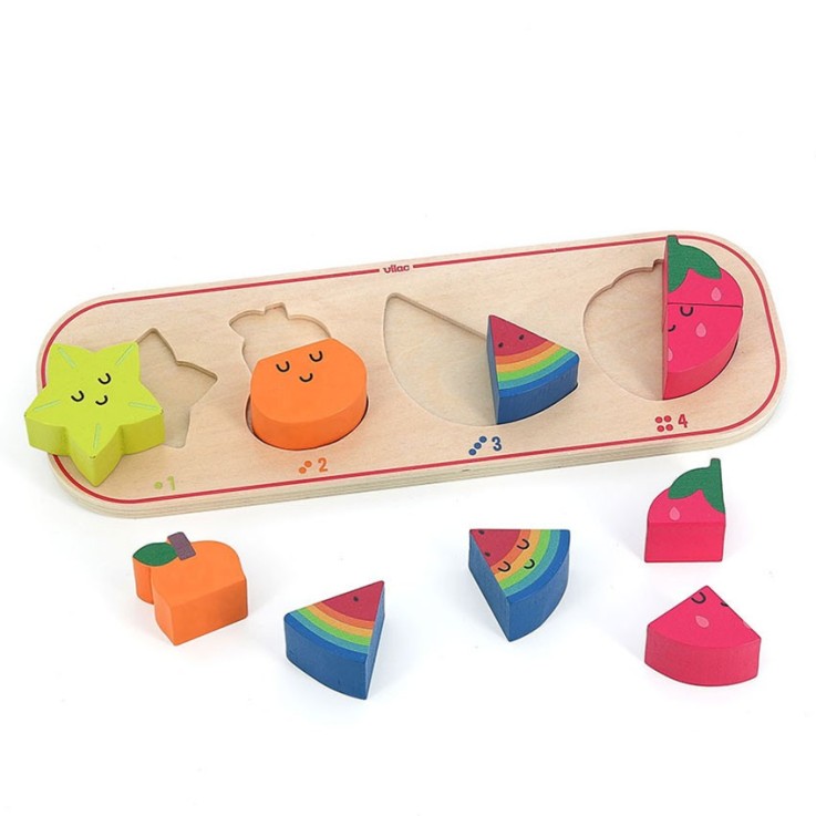 Puzzle 1-2-3-4 Fruits - Andy Westface