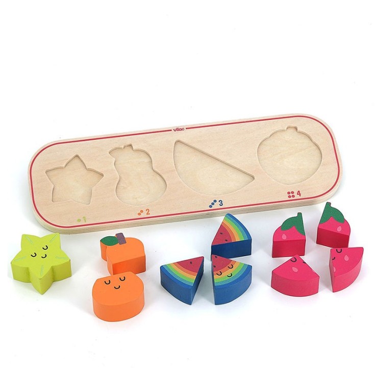 Puzzle 1-2-3-4 Fruits - Andy Westface