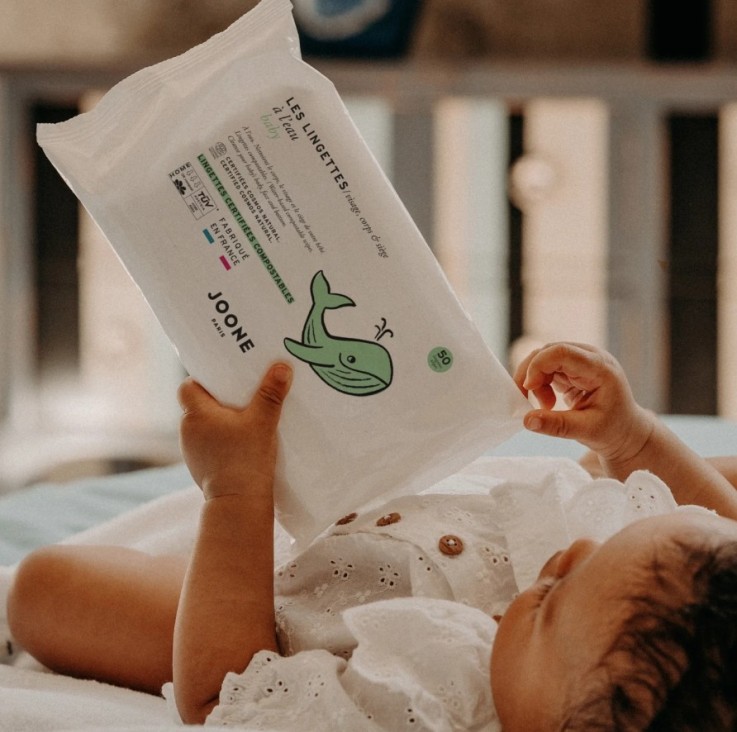 Paquet de 50 Lingettes à l'Eau Compostables