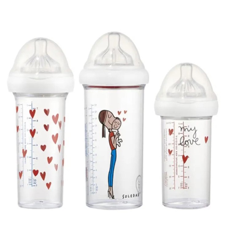 Lot de 3 Biberons My Love - 210 ml et 360 ml
