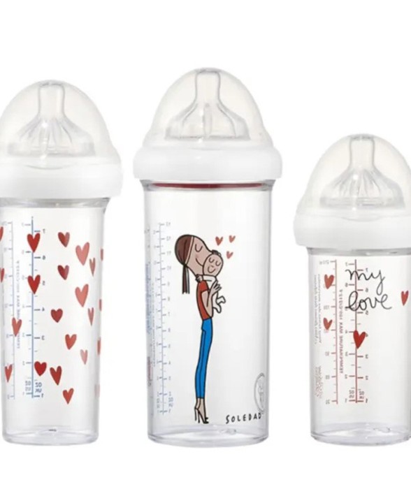 Lot de 3 Biberons My Love -...
