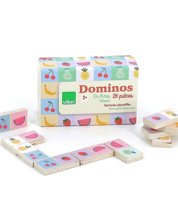 Dominos en Bois Fruits et...