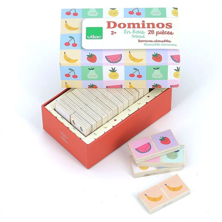 Dominos en Bois Fruits et Légumes - Sarah Betz