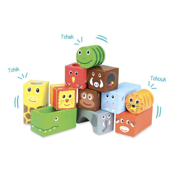 Cubes Sonores Animaux de la Savane