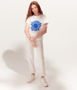 Tee-shirt Prune écru "Soleil" Coton bio